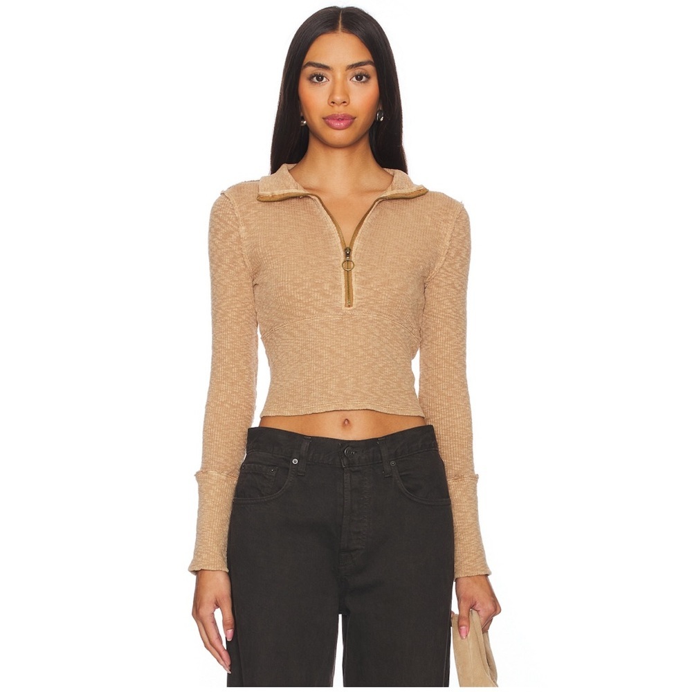 Free People Zip Top.